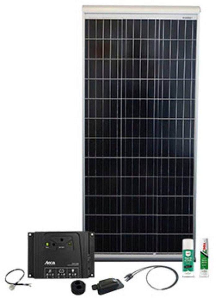 Phaesun Solaranlage Caravan Kit, Base Camp SOL10 120W, 12V, 120 W, Monokristallin, (Komplett-Set) von Phaesun