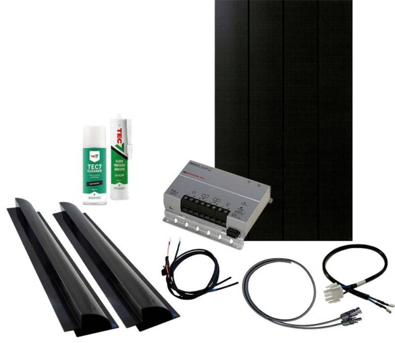 Phaesun Solaranlage Caravan Kit, Sun Pearl 100 W Duo MPPT, 100 W, Monokristallin, (Komplett-Set) von Phaesun