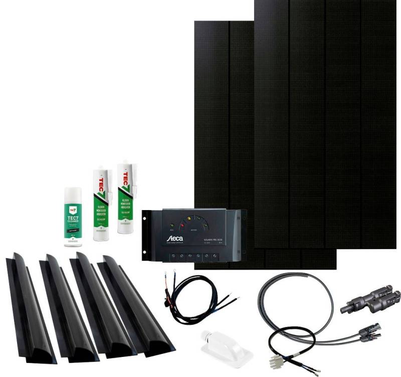Phaesun Solaranlage Caravan Kit, Sun Pearl 200 W, 100 W, Monokristallin, (Komplett-Set) von Phaesun