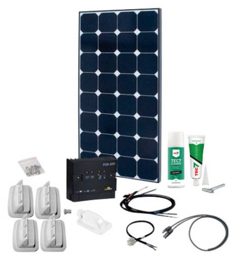 Phaesun Solaranlage SPR Caravan Kit, Solar Peak FOX20 120, 120 W, Monokristallin, (Komplett-Set) von Phaesun