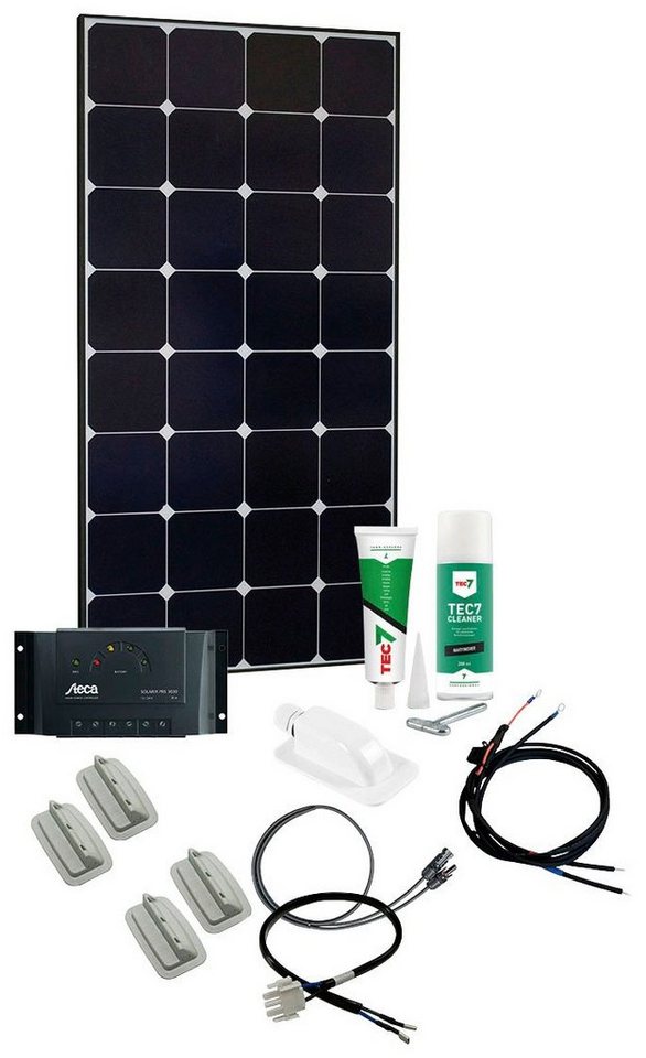 Phaesun Solaranlage SPR Caravan Kit, Solar Peak LR1218 120 W, 120 W, Monokristallin, (Komplett-Set) von Phaesun