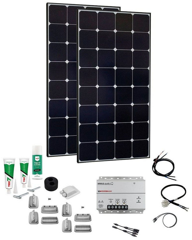 Phaesun Solaranlage SPR Caravan Kit, Solar Peak MPPT Duo 240W, 120 W, Monokristallin, (Komplett-Set) von Phaesun