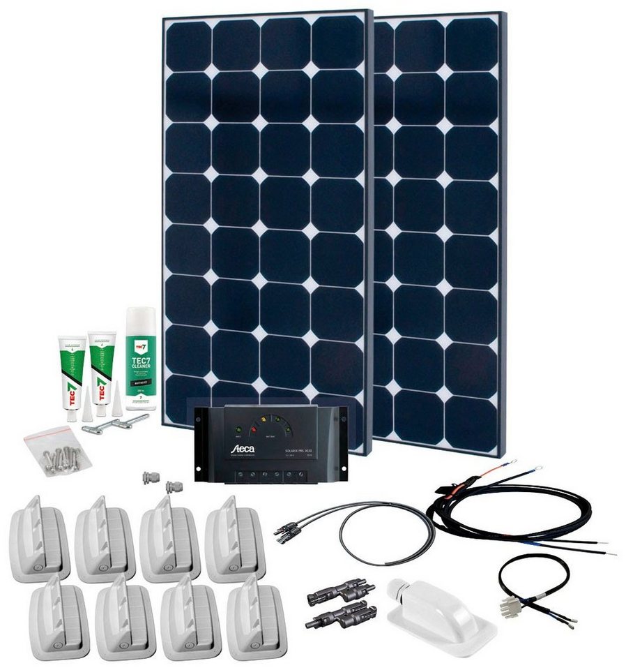 Phaesun Solaranlage SPR Caravan Kit, Solar Peak PRS15 240, 120 W, Monokristallin, (Komplett-Set) von Phaesun
