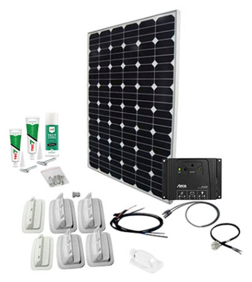 Phaesun Solaranlage SPR Caravan Kit, Solar Peak SOL101 170 W, 170 W, Monokristallin, (Komplett-Set) von Phaesun
