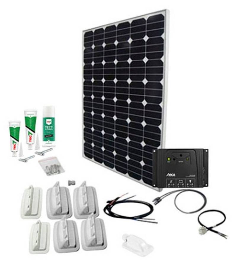 Phaesun Solaranlage SPR Caravan Kit, Solar Peak SOL101 170 W, 170 W, Monokristallin, (Komplett-Set) von Phaesun