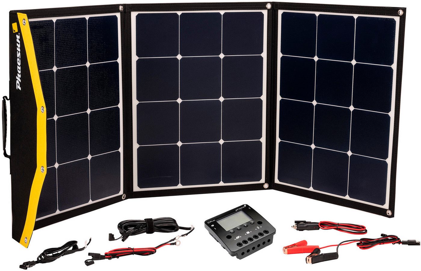 Phaesun Solarmodul »Module Kit Phaesun Fly Weight 135 Premium«, 135 W, Monokristallin, (Komplett-Set, 2-St) von Phaesun