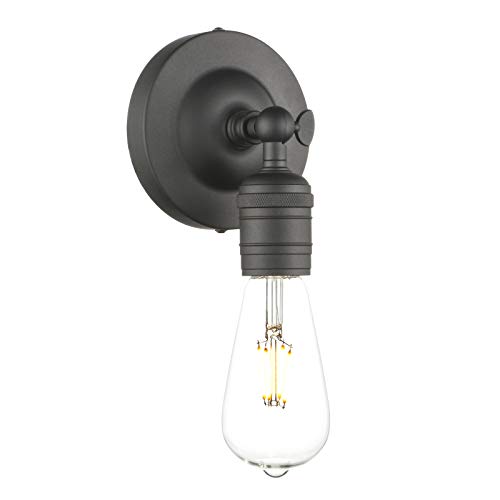 Phansthy Loft-Wandlampe Vintage Industrie Wandleuchte Wandbeleuchtung Schicke schlichte Wandleuchte Industrial Style (Schwarz Farbe) von Phansthy