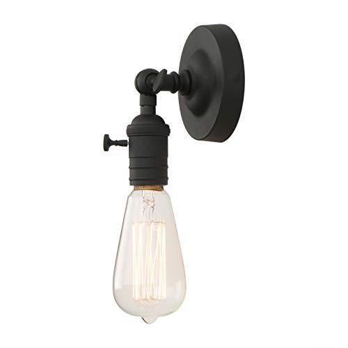 Phansthy Vintage Wandleuchte Wandlampe Wandbeleuchtung Industrie Wandleuchten Loft-Wandbeleuchte Küchenwandleuchte Spiegeleuchte Badezimmerleuchte (Schwarz Farbe) von Phansthy
