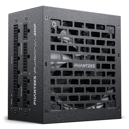 Phanteks AMP GH 850W PC-Netzteil Schwarz, 850 Watt ATX-Netzteil, PCIe 5.1, ATX 3.1 PSU | 80 PLUS Gold, alle Kabel abnehmbar, leise von Phanteks