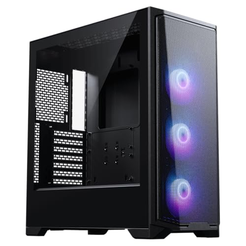 Phanteks Eclipse G370A PC-Gehäuse Schwarz | Midi-Tower mit Tempered Glass & Mesh, 360mm Radiator Support, SSI-EEB-kompatibel, inklusive 3x 120mm ARGB-Lüftern Phanteks Eclipse G370A PC-Gehäuse Schwarz | Midi-Tower mit Tempered Glass & Mesh, 360mm Radiator Support, SSI-EEB-kompatibel, inklusive 3x 120mm ARGB-Lüftern von Phanteks