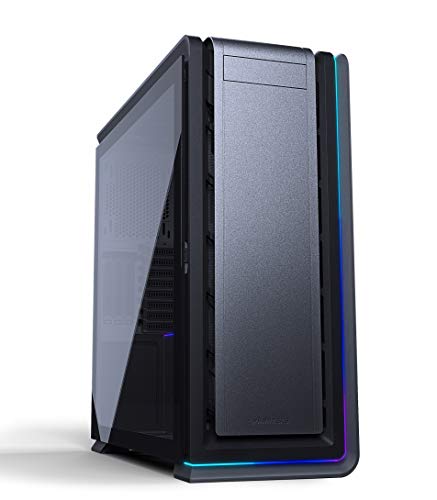 Phanteks Enthoo 719 High Performance Full-Tower – Tempered Glass, Aluminum panels, dual system/psu support, massive storage, Fan Hub, Digital-RGB lighting, Anthracite Grey Phanteks Enthoo 719 High Performance Full-Tower – Tempered Glass, Aluminum panels, dual system/psu support, massive storage, Fan Hub, Digital-RGB lighting, Anthracite Grey von Phanteks