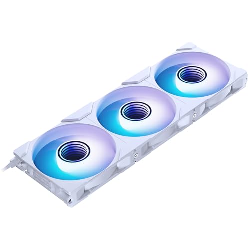 PHANTEKS M25 Gen2 PC Lüfter 120mm RGB 3er-Pack – Reverse Blade Gaming PC Lüfter Weiß | PWM - bis 2.000 U/min - Stecksystem - hoher Airflow - Vibrationsarm - Leise von Phanteks