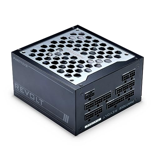 Phanteks Revolt 1200W Platinum, ATX 3.0, PCIe 5.0, vollmodular - 1200 Watt, schwarz von Phanteks