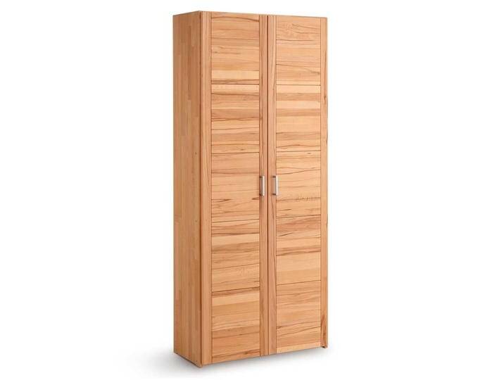 Aktenschrank Buche massiv geölt mit zwei Türen 80x186x33 cm von Pharao24.de