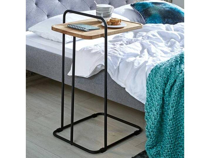 Anstelltisch aus Eiche Massivholz Metall von Pharao24.de