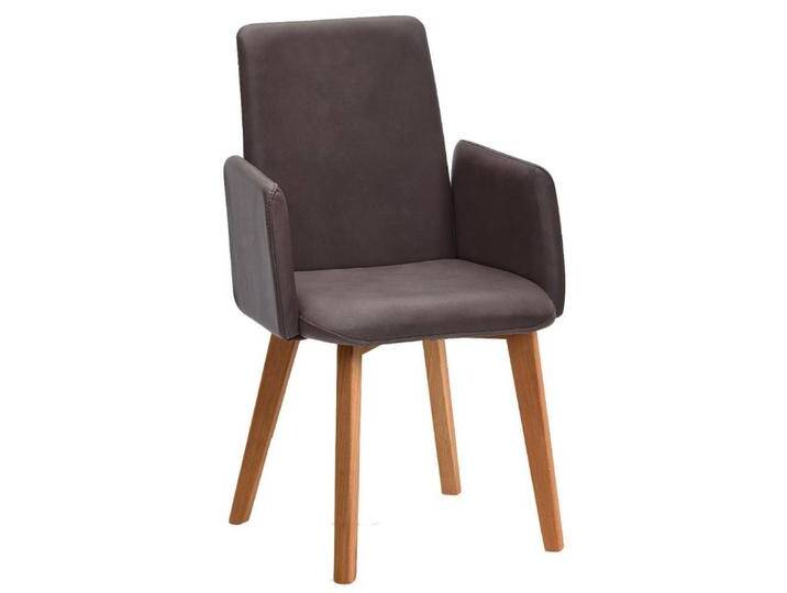 Armlehnstuhl Polsterstuhl Esszimmer aus Microfaser mit gepolsterter Rückenlehne Armlehnstuhl Polsterstuhl Esszimmer aus Microfaser mit gepolsterter Rückenlehne von Pharao24.de