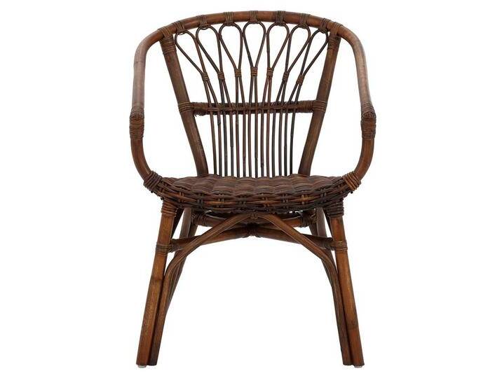 Armstühle aus Rattan Braun (2er Set) von Pharao24.de