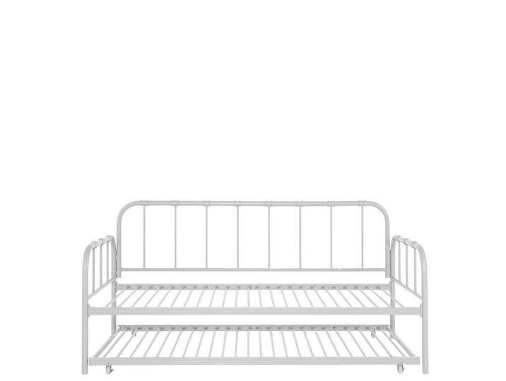 Ausziehbett Funktionsbett aus Metall in Weiß von Pharao24.de