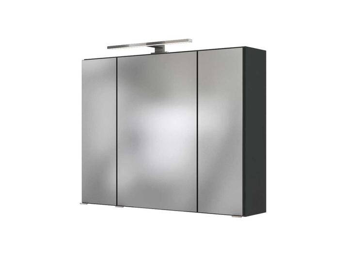 Bad Spiegelschrank in Anthrazit 3-türig von Pharao24.de