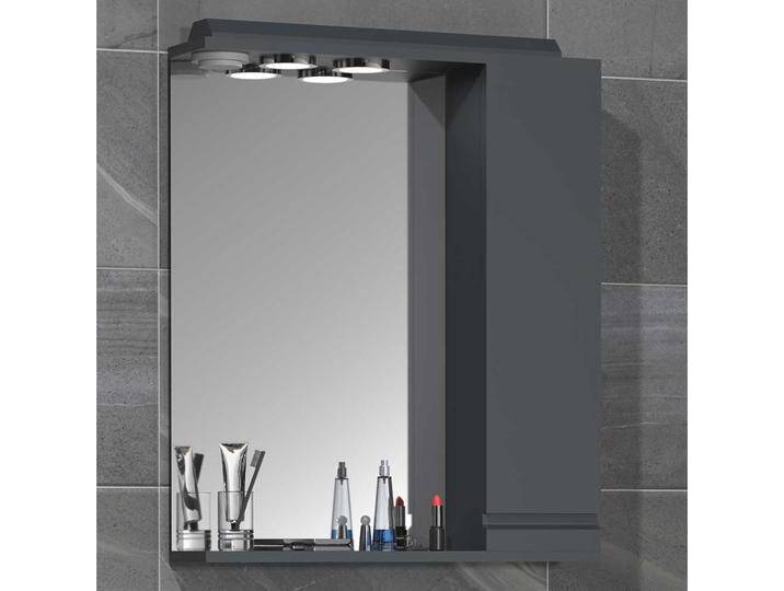 Badezimmer Spiegelschrank in Anthrazit mit LED Beleuchtung Ablage Badezimmer Spiegelschrank in Anthrazit mit LED Beleuchtung Ablage von Pharao24.de