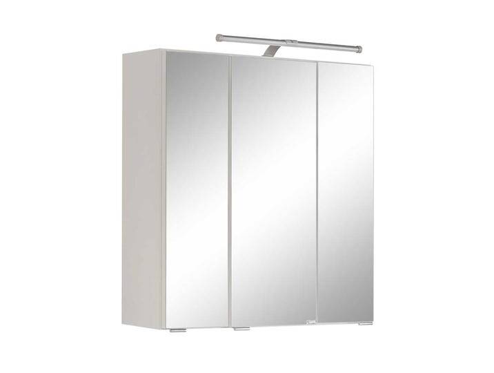 Badezimmer Spiegelschrank in Weiß LED Beleuchtung von Pharao24.de