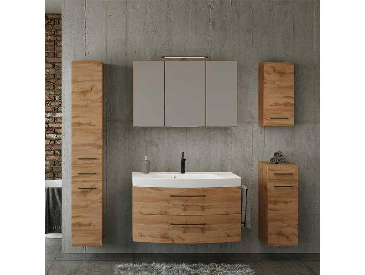 Badmöbel mit Waschbecken im Landhausstil Made in Germany (fünfteilig) von Pharao24.de