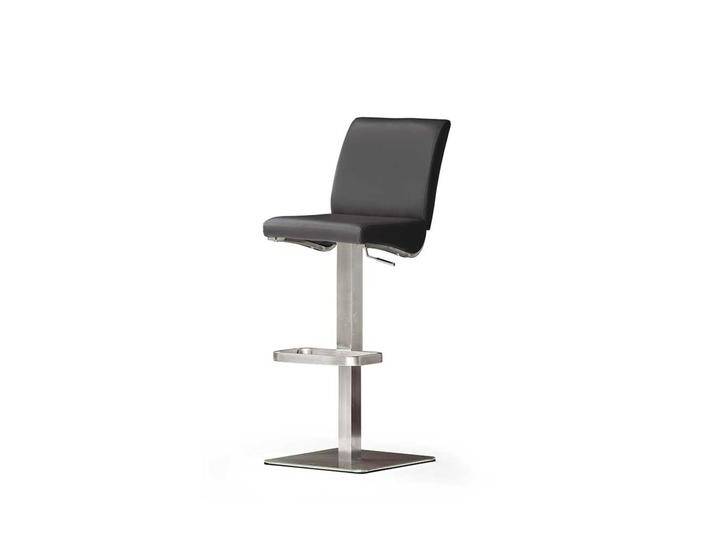 Barstuhl in Schwarz mit Lehne von Pharao24.de