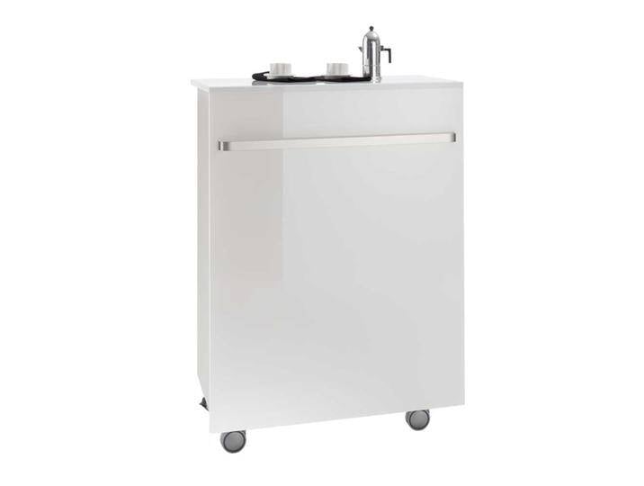 Bartheke in Weiß rollbar von Pharao24.de