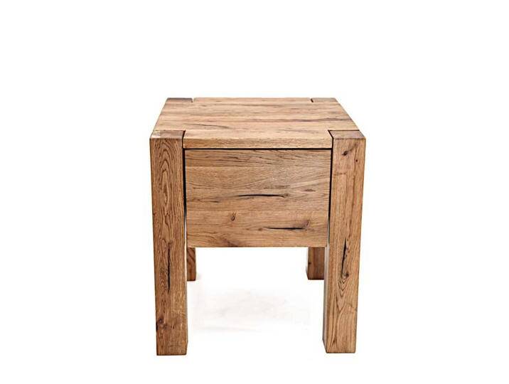 Beistelltisch aus Eiche Massivholz 45 cm hoch Beistelltisch aus Eiche Massivholz 45 cm hoch von Pharao24.de