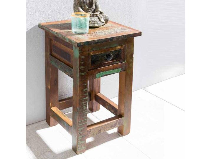 Beistelltisch im Shabby Chic Design Bunt Braun Beistelltisch im Shabby Chic Design Bunt Braun von Pharao24.de
