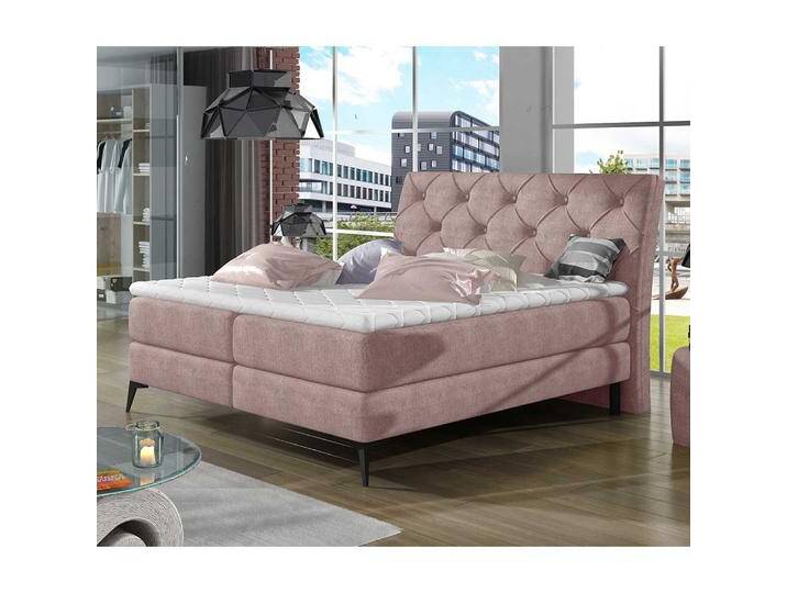Bett Funktion Boxbett in Rosa mit Bezug von Pharao24.de