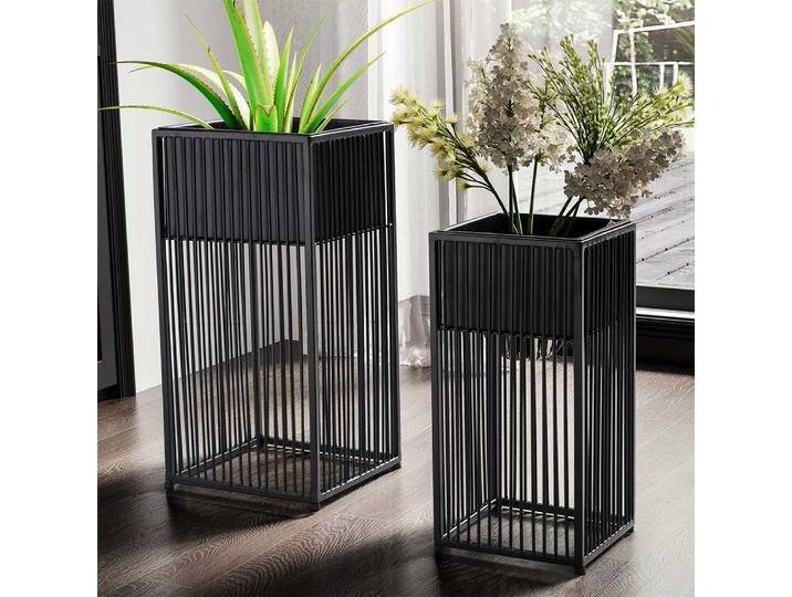 Blumentopf Set Übertopf zweiteilig in modernem Design (zweiteilig) von Pharao24.de