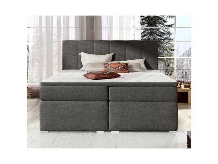 Boxbett Doppelbett in modernem Design aus Webstoff Boxbett Doppelbett in modernem Design aus Webstoff von Pharao24.de