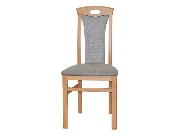 Hochlehner Stühle, Braun, 45x48x95 cm, Buche Massivholz & Kunstleder, 2er Set, Modern von Pharao24.de