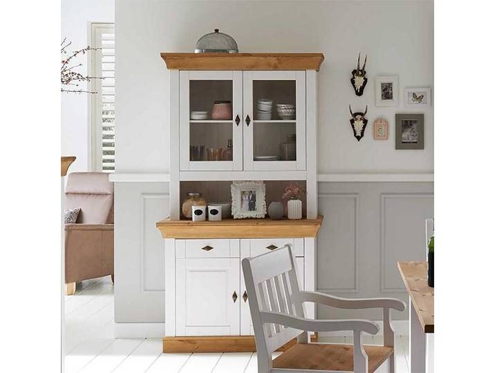 Buffetschrank in Weiß Landhausstil von Pharao24.de