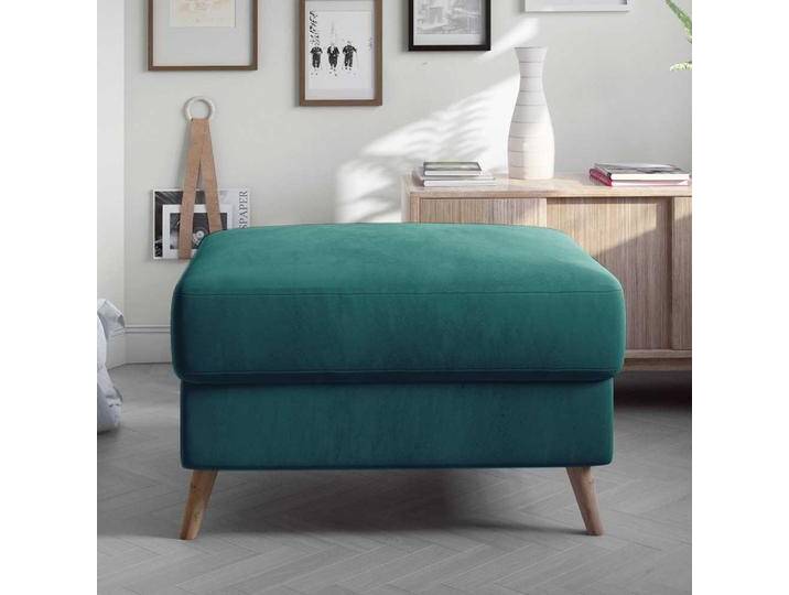 Couchhocker Sitzhocker mit Vierfußgestell aus Holz in quadratischer Form von Pharao24.de
