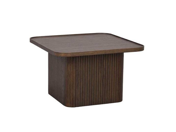 Couchtisch Designercouchtisch in Eiche dunkel mit Holzwerkstoff Oberfläche von Pharao24.de