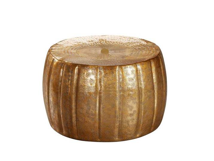 Design Couchtisch in Goldfarben lackiert 60 cm breit von Pharao24.de