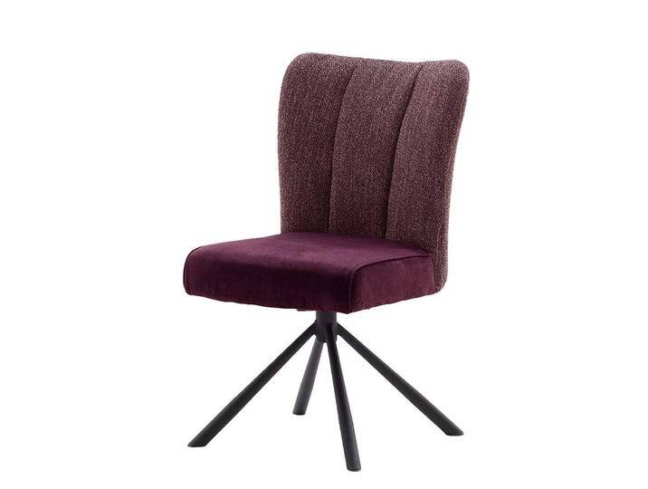 Design Esszimmerstühle in Dunkelrot hoher Lehne (2er Set) von Pharao24.de
