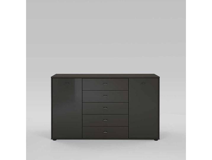 Design Sideboard in Grau Braun Glas beschichtet Design Sideboard in Grau Braun Glas beschichtet von Pharao24.de