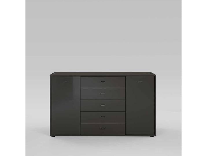 Design Sideboard in Grau Braun Glas beschichtet von Pharao24.de