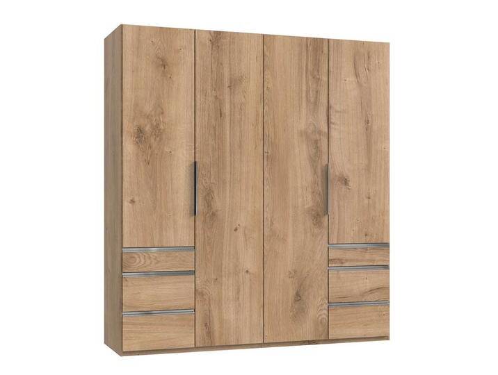 Drehtürenschrank 4 türig mit sechs Schubladen Made in Germany von Pharao24.de