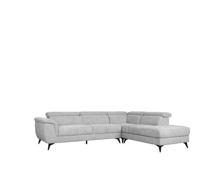 Ecksofa Eckcouch im Skandi Design in Hellgrau von Pharao24.de