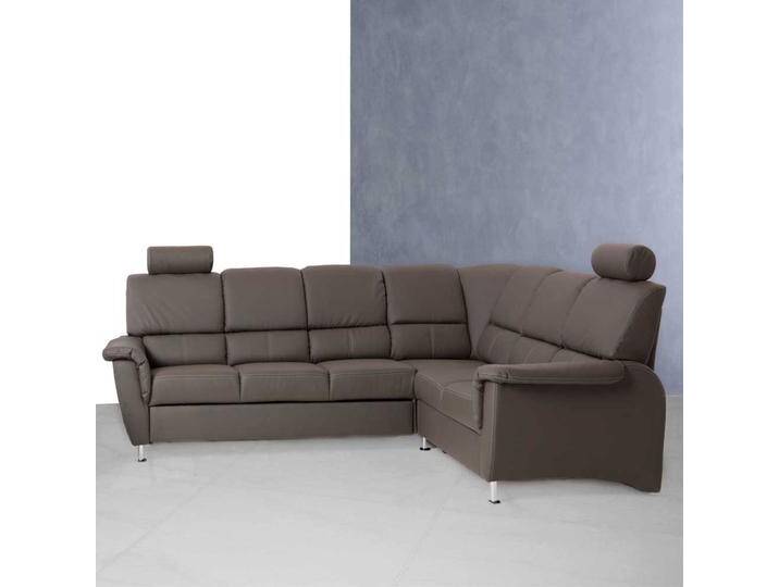 Ecksofa in Braun mit Kopfstütze von Pharao24.de