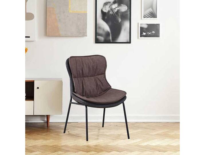 Essstuhl in Dunkelbraun Hellbraun Essstuhl in Dunkelbraun Hellbraun von Pharao24.de