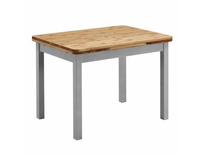 Esstisch in Grau Kiefer massiv ausziehbar Esstisch in Grau Kiefer massiv ausziehbar von Pharao24.de