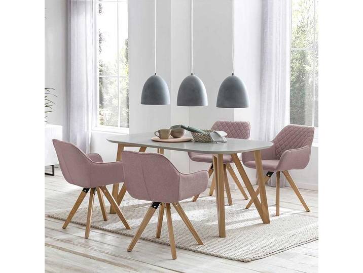 Esszimmer Sitzgruppe im Skandi Design vier Stühle (fünfteilig) von Pharao24.de