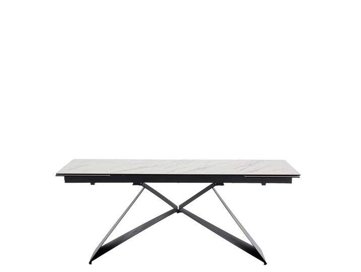 Esszimmer Tisch modern mit Keramikplatte zwei Einlegeplatten von Pharao24.de