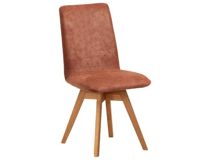 Esszimmerstuhl Küchenstuhl drehbar in Cognac Braun (2er Set) von Pharao24.de