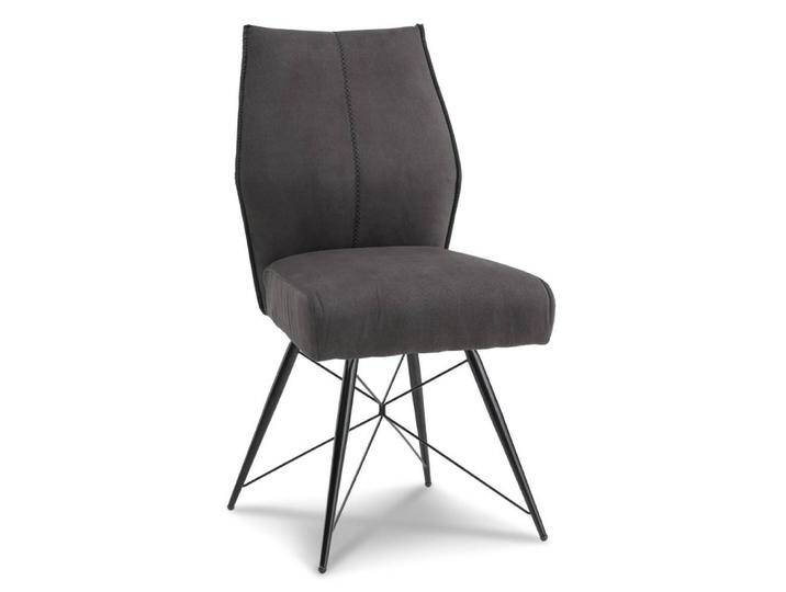 Esszimmerstuhl Polsterstuhl aus Microfaser mit Ziernaht versehen (2er Set) von Pharao24.de